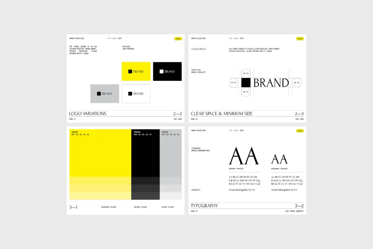 Luura - Brand Identity Guidelines Template