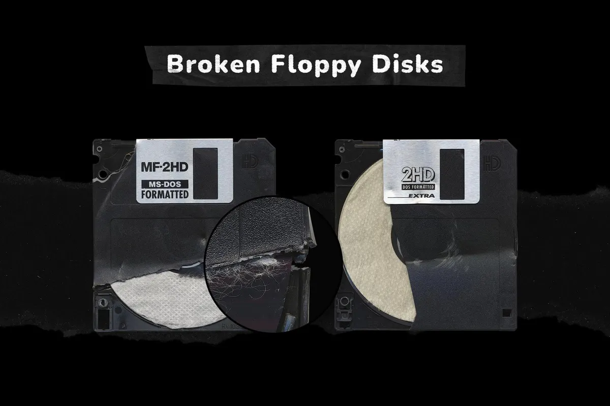 Floppy Disk Cover Mockup Pack