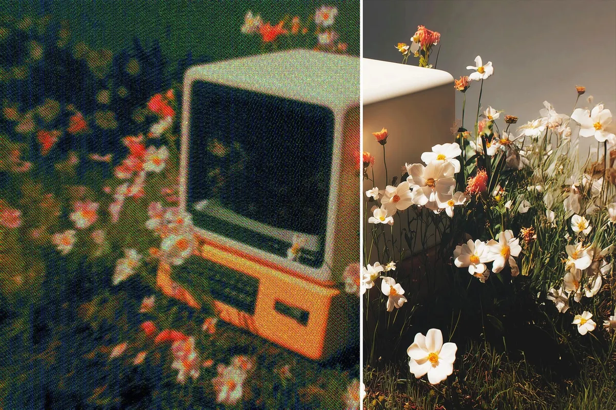 Matrix CRT Photo Effect