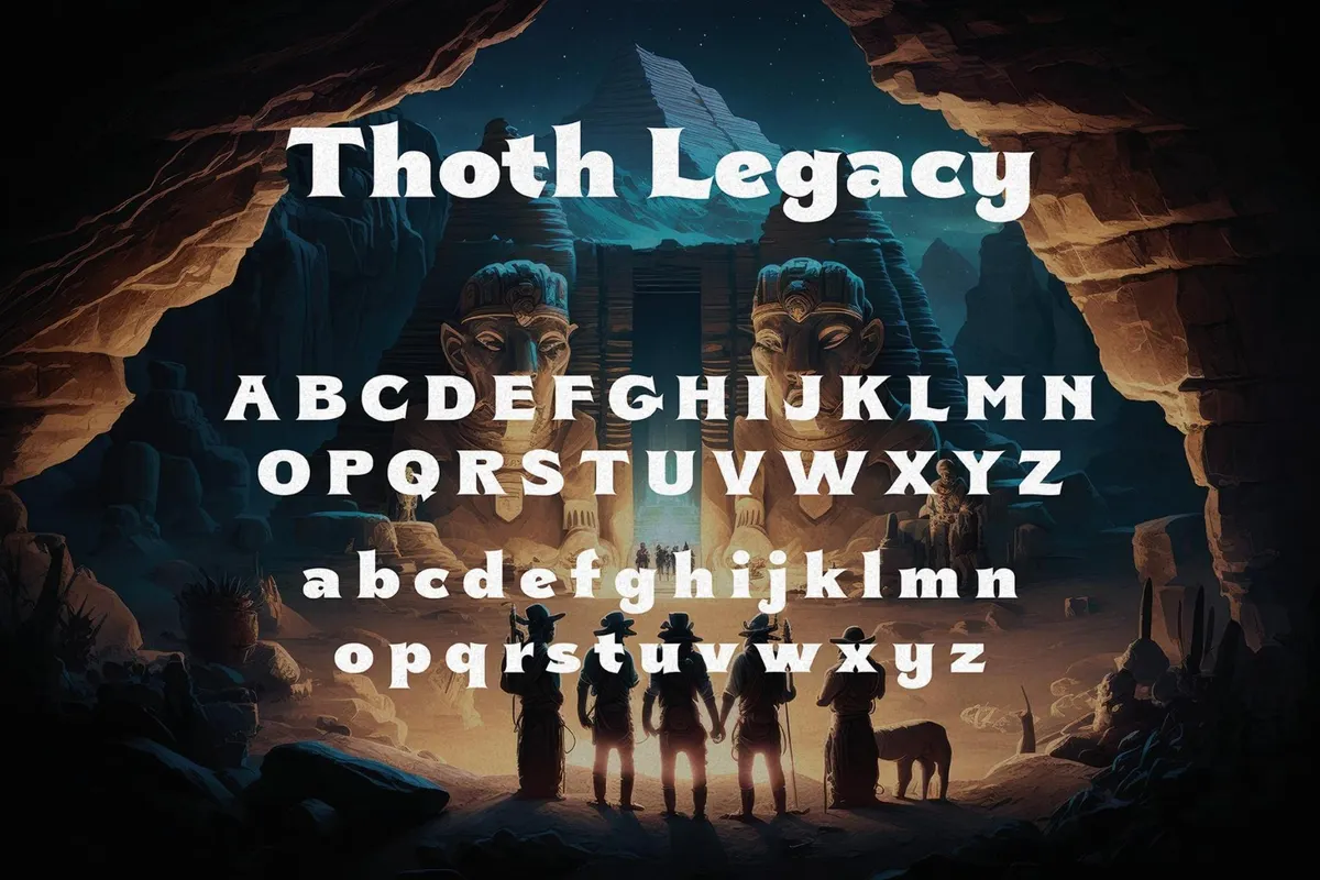 Thoth Legacy - Egyptian Typeface