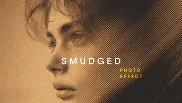 Sepia Smudged Dust Photo Effect