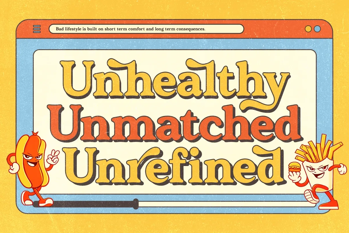 GC Sunday Railway - Groovy 70s Serif Font