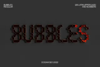Bubbles | Free Bubble Font
