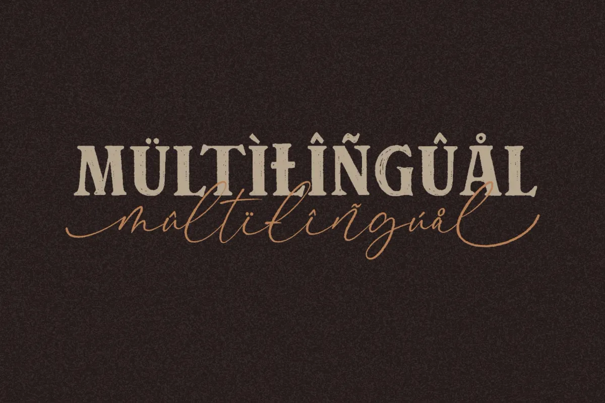 Crafter Signature a Font Combination