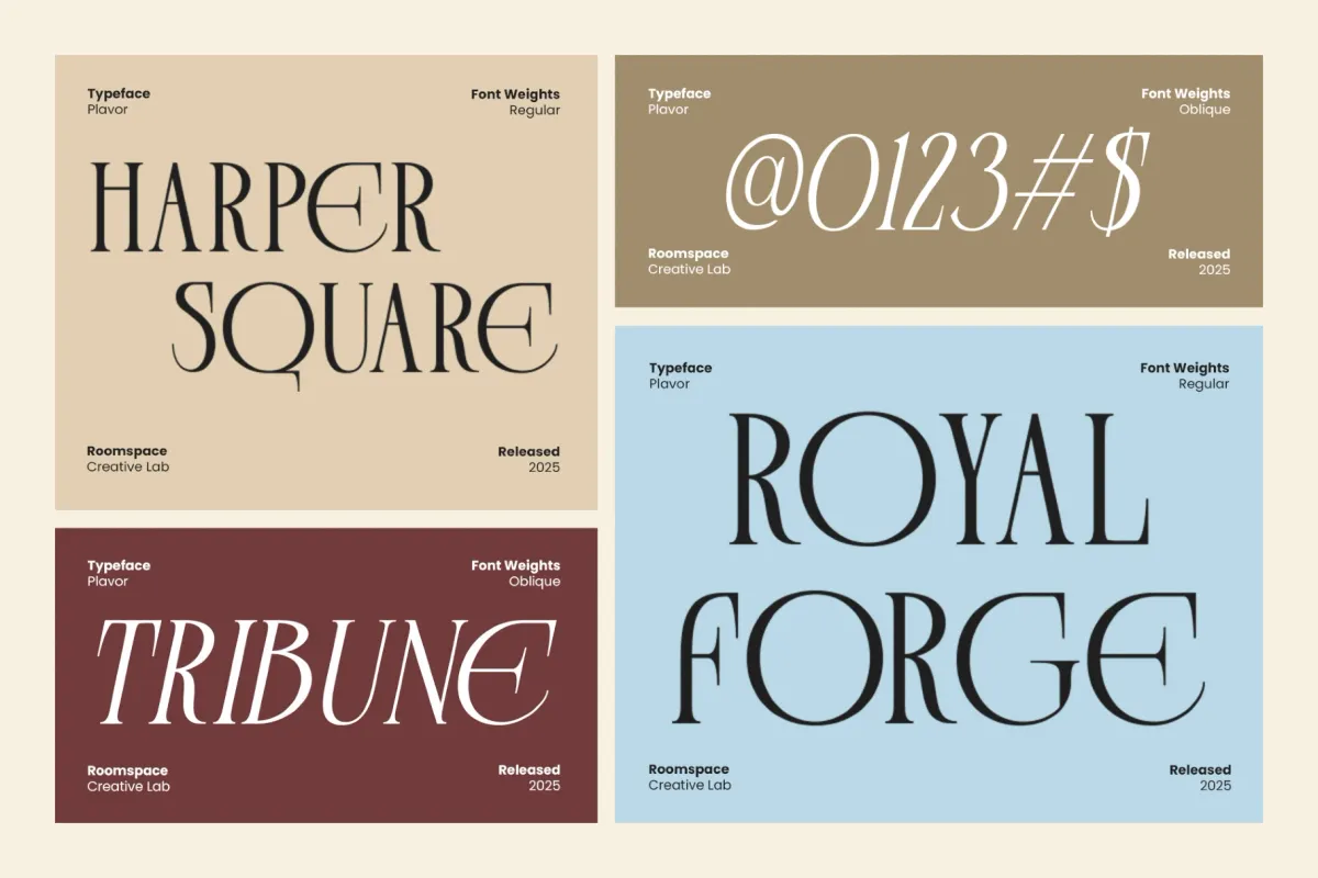 Plavor – Timeless Elegant Serif Font