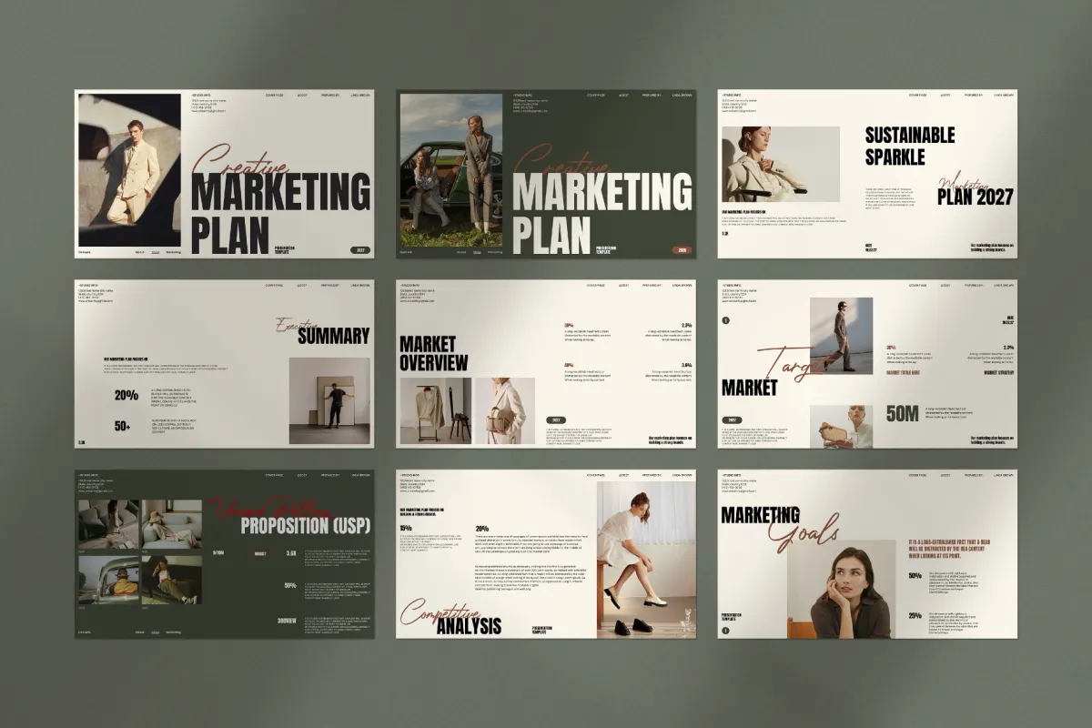 Marketing Strategy Presentation Template