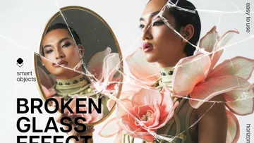 Broken Glass Photo Effect