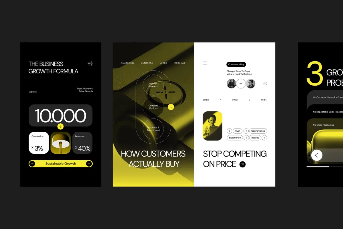 Business Strategy Instagram Pack - Adobe Template