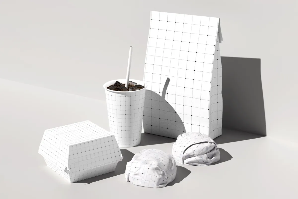 Fast Food Packaging Mockup