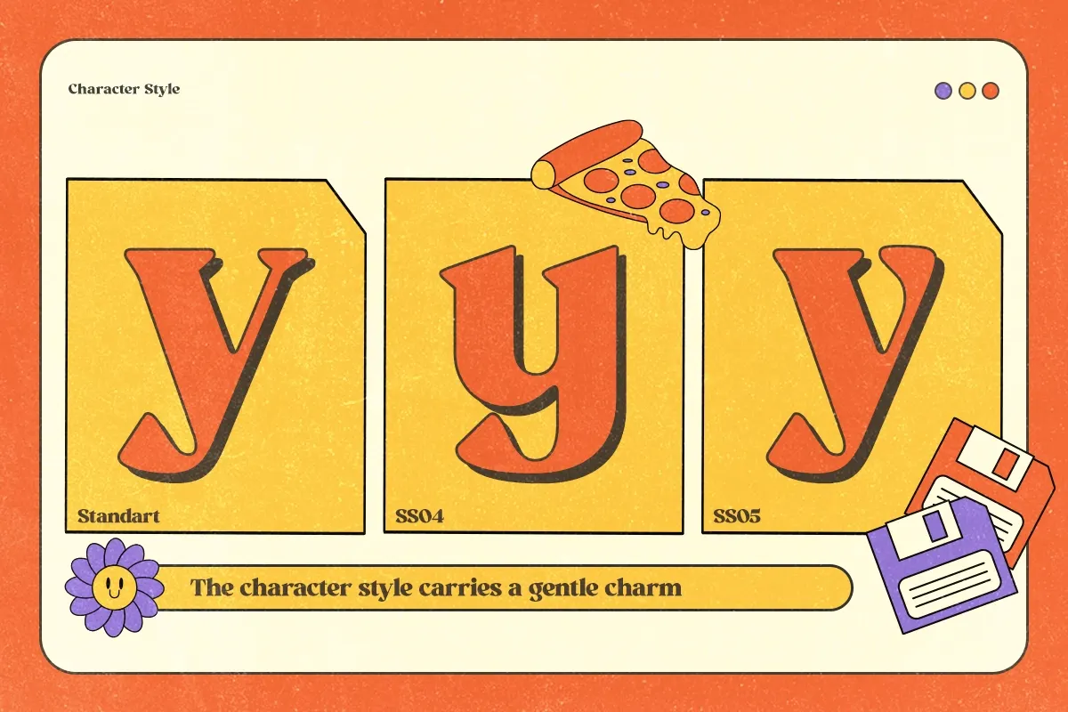 GC Milky Shine – 80’s Club Retro Serif