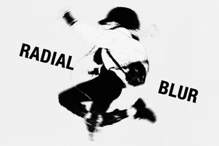 Radial Line Blur Effect
