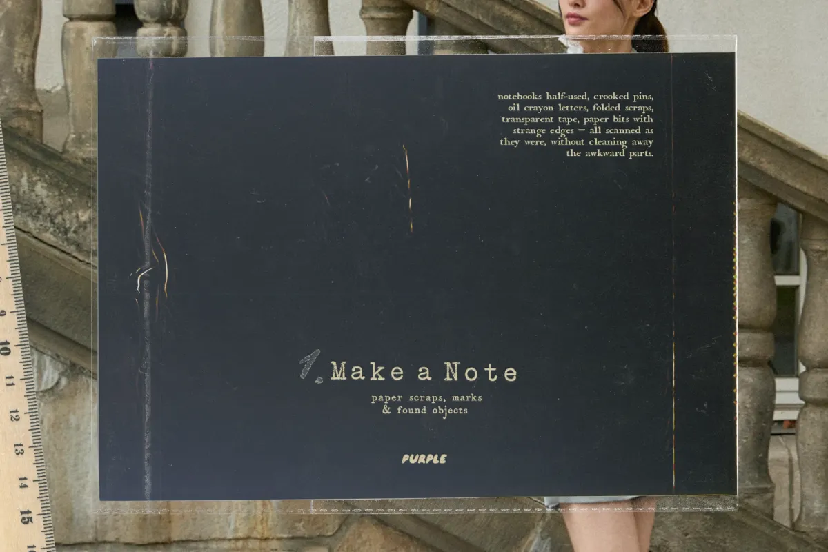 Make a Note Paper & Collage Elements