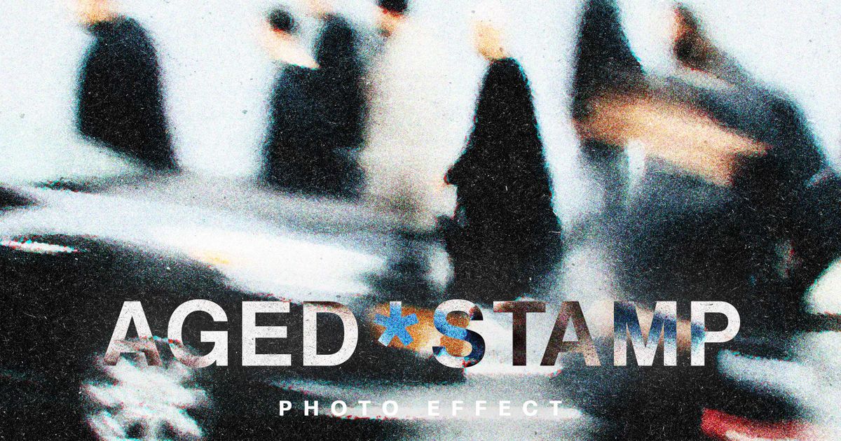 Aged Stamp Effect