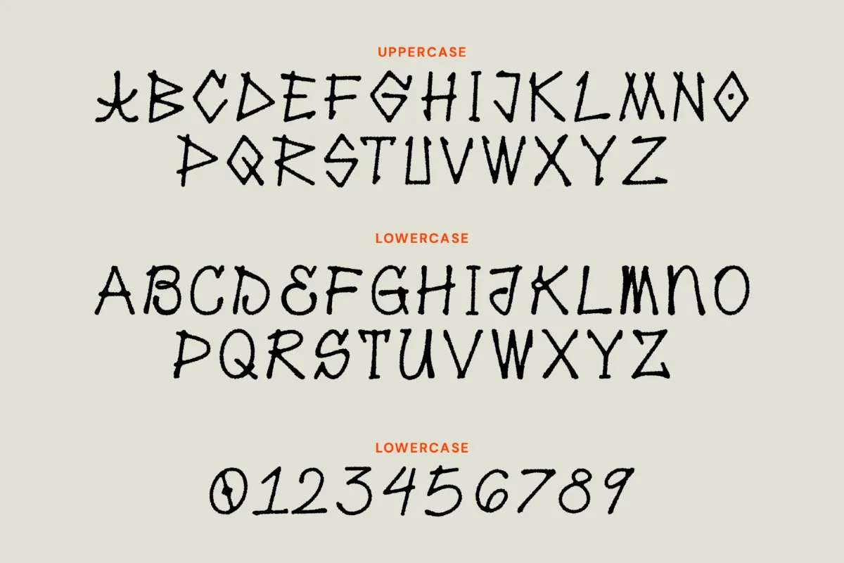 Gorkesq - Ancient Handwritten Display Font