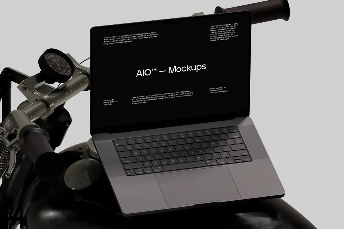 Macbook Pro 16 Inch Mockup