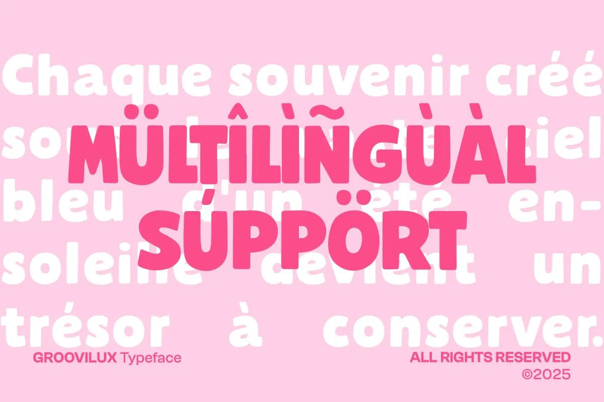Groovilux - Retro Sans Bold Display Typeface