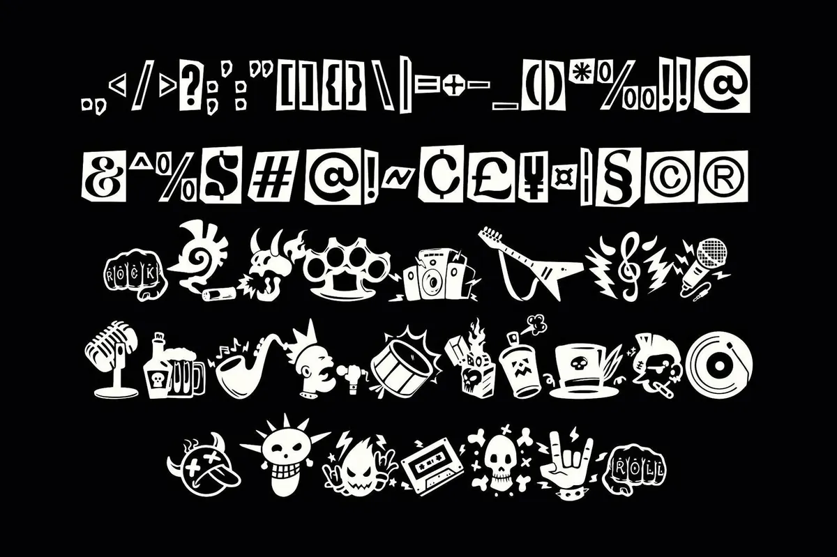 Punk Of Sad — Ransom Font