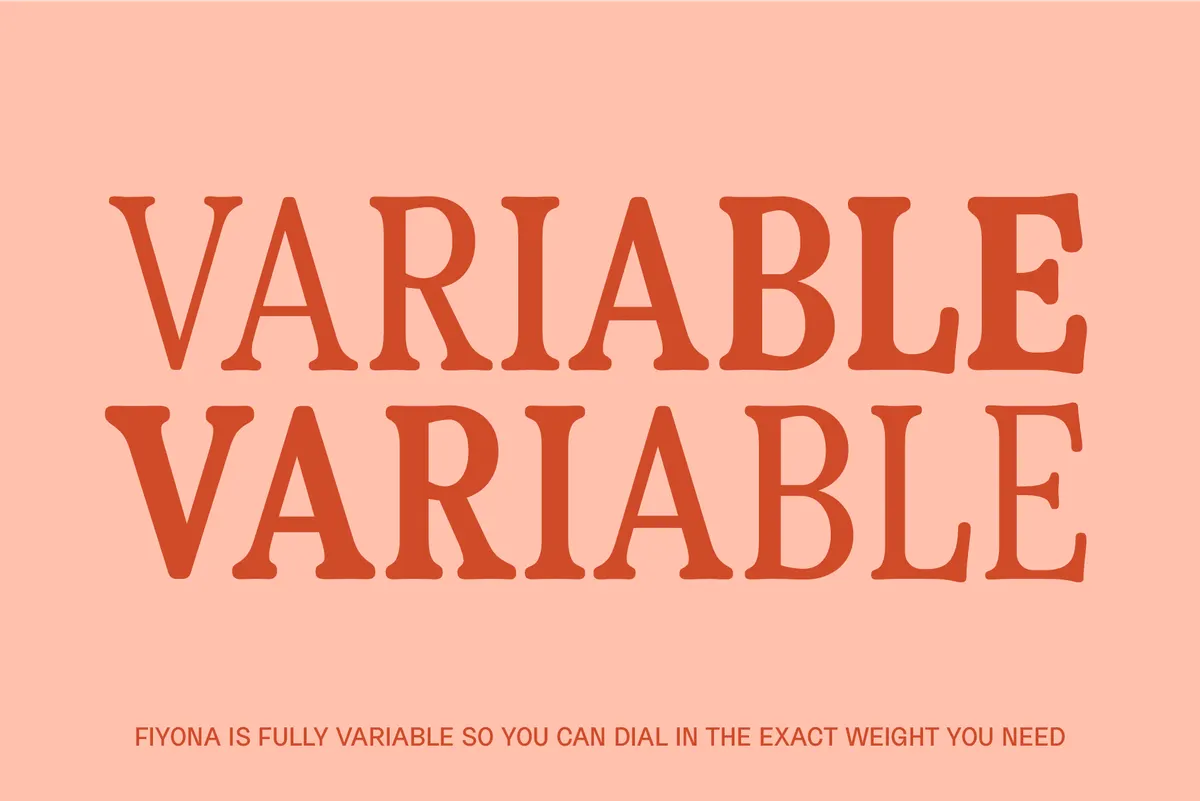 Fiyona - Retro Soft Serif Font Family