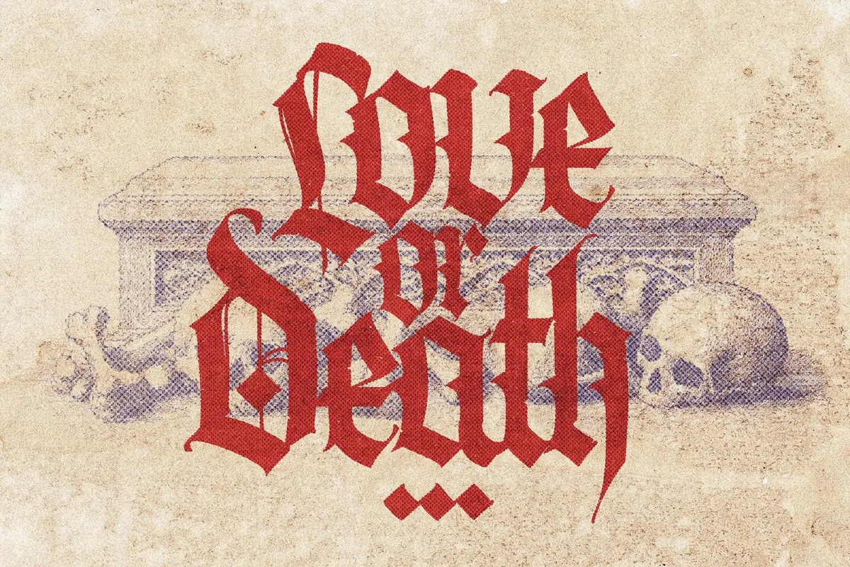 Gothic Overprint Effect