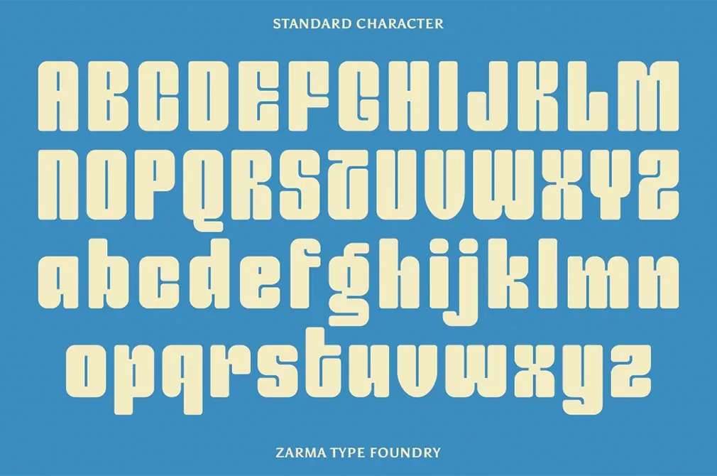 Entuista — Chunky Display Font
