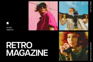 Retro Magazine Photo Effect