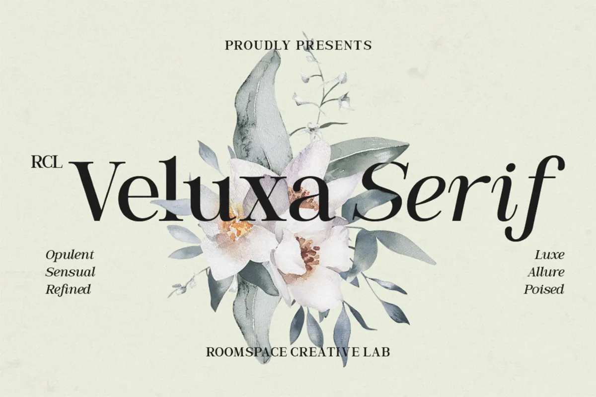 Veluxa Serif – Elegant Branding Serif Font