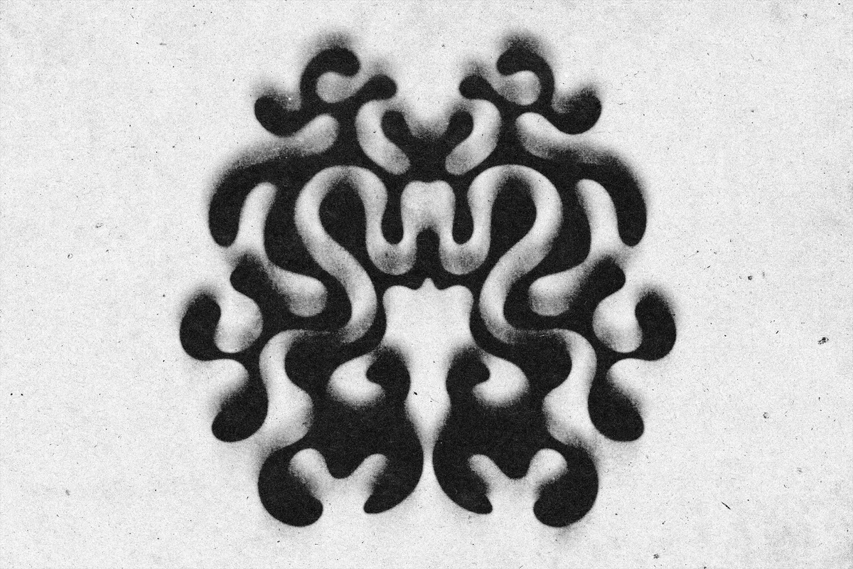 Rorschach Morphism Fluid Shapes