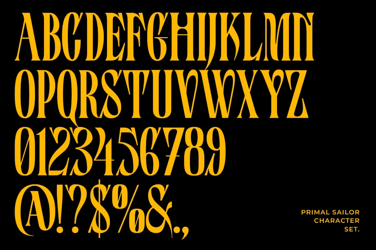 Primal Sailor Font