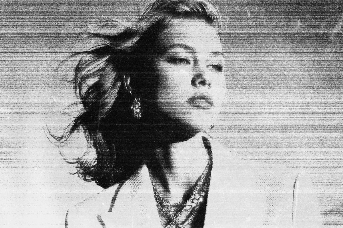 Bad Scanner Photo Effect