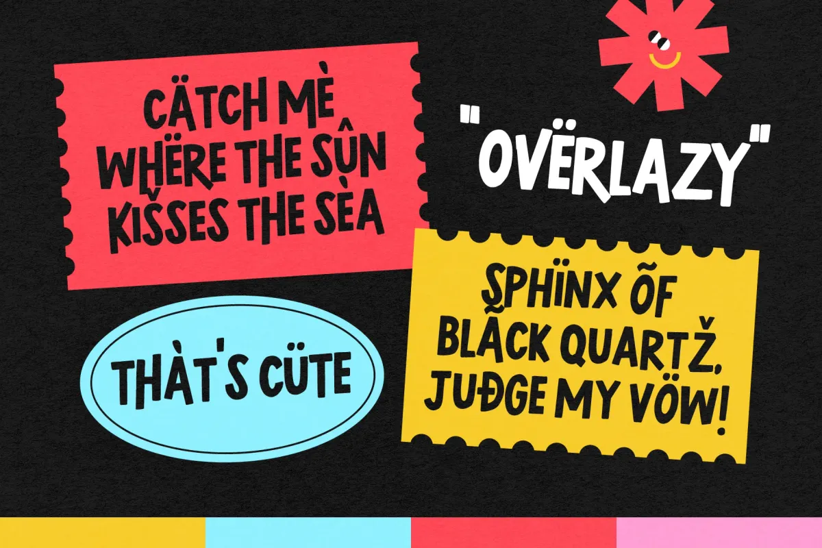 Squibloop Bouncy Sans Serif Font