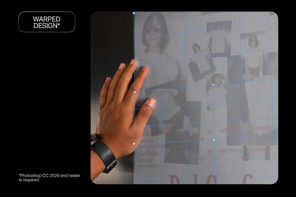 Hand With A3 Poster Mockup