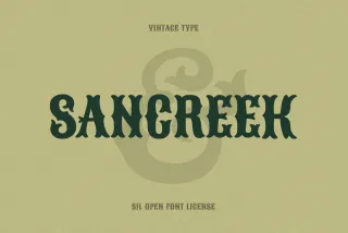 Sancreek Font