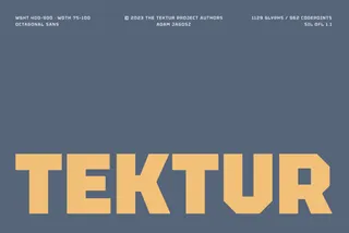 Tektur - Free Blocky Display