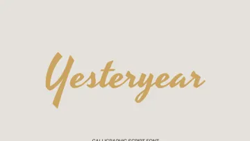 Yesteryear Font