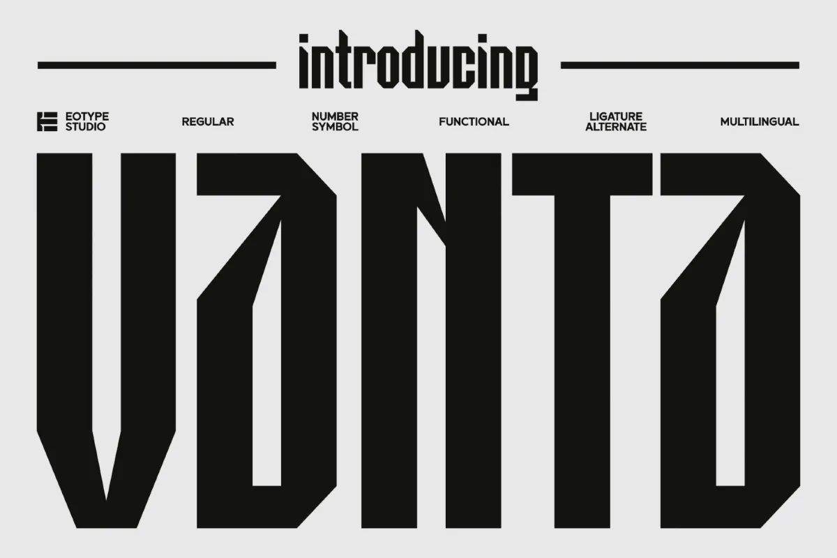 Vanta - Display Blackletter Font