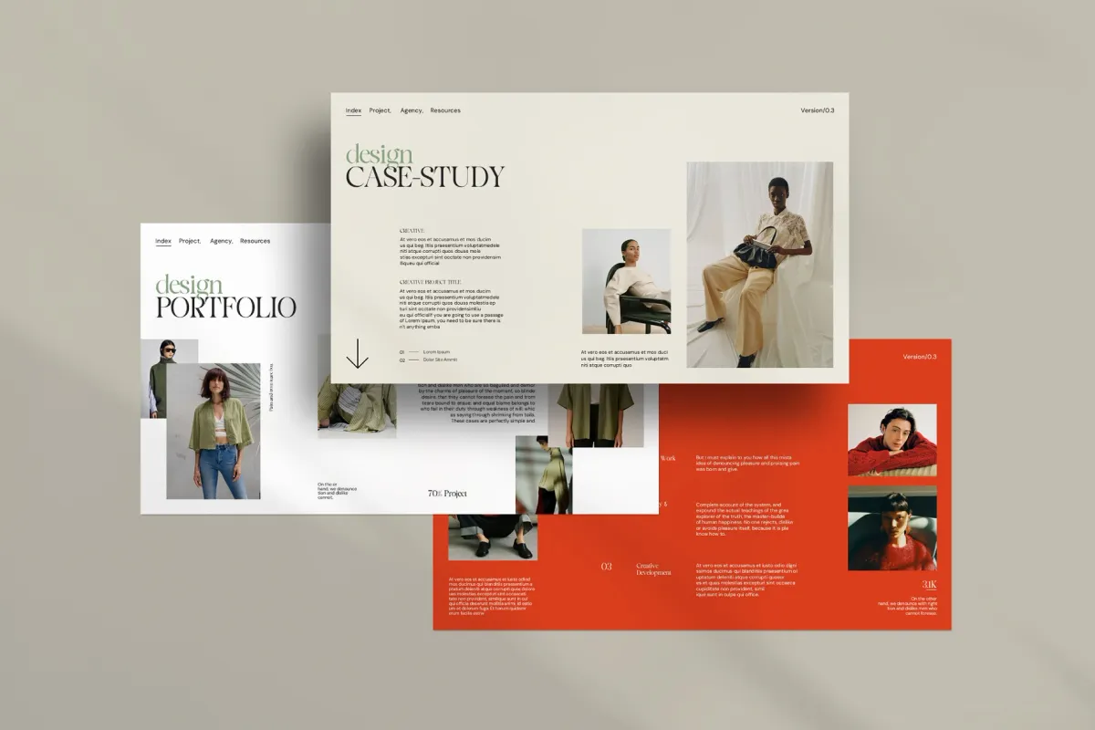 Design Portfolio Presentation Template