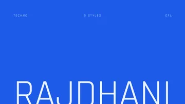 Rajdhani - Techno Sans Font