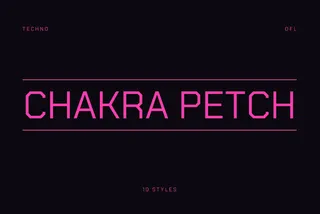 Chakra Petch - Techno Sans Family
