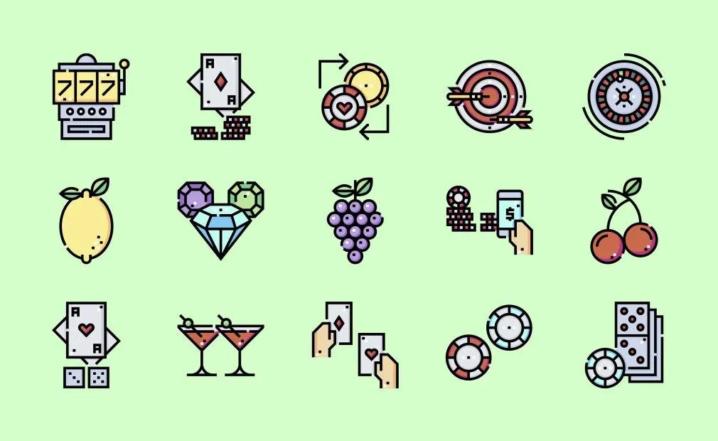 Casino Vector Icons