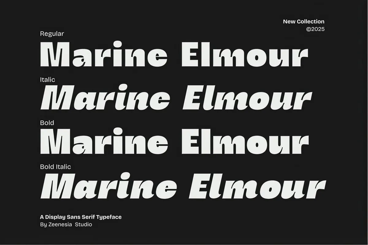 Marine Elmoure Sans Serif