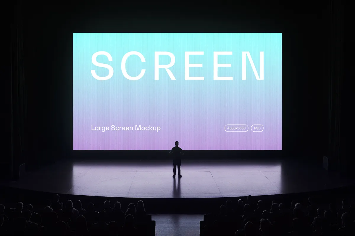 Stage Screen Mockup