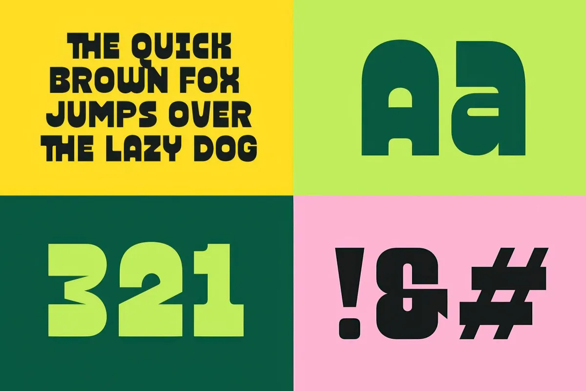 Stugard — Bold Reverse Font