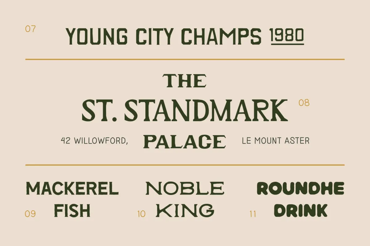 SFC Vintage Western Fonts Bundle Vol. 1
