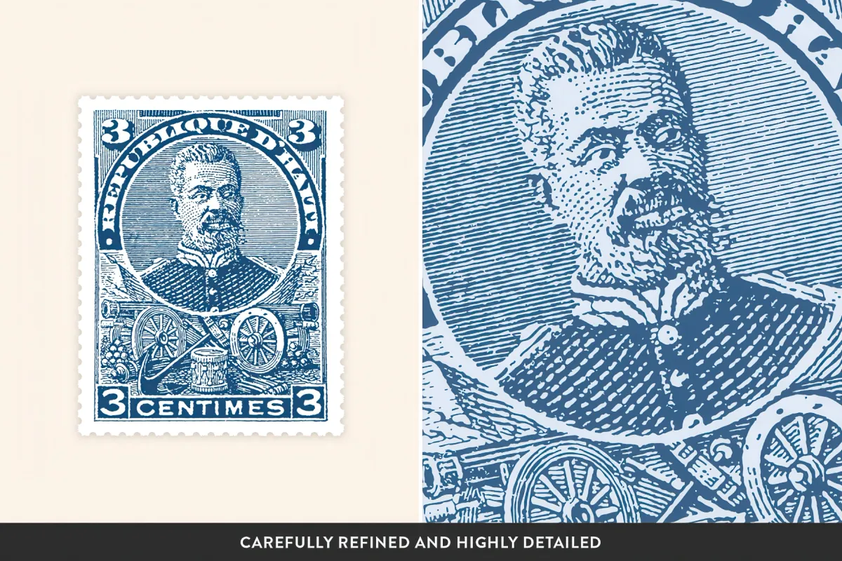 Vintage Postage Stamps Collection