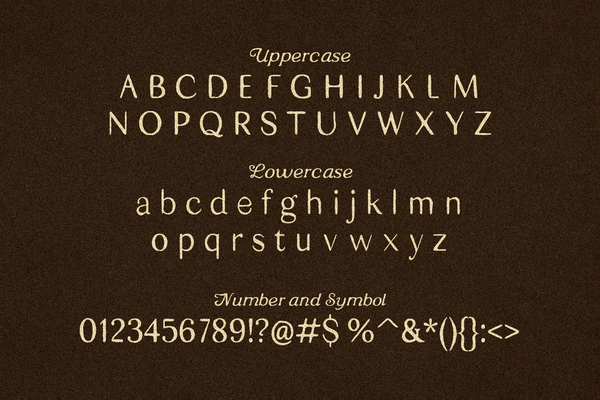 Bark & Paper Press - Vintage Serif & Sans Font Duo