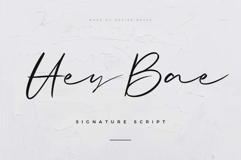 Hey Bae — Signature Script