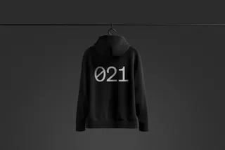 Hoodie Back Mockup