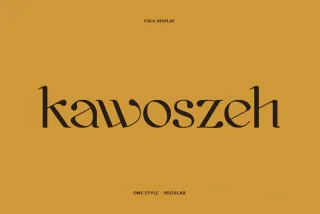 Kawoszeh - Vintage Deco Font
