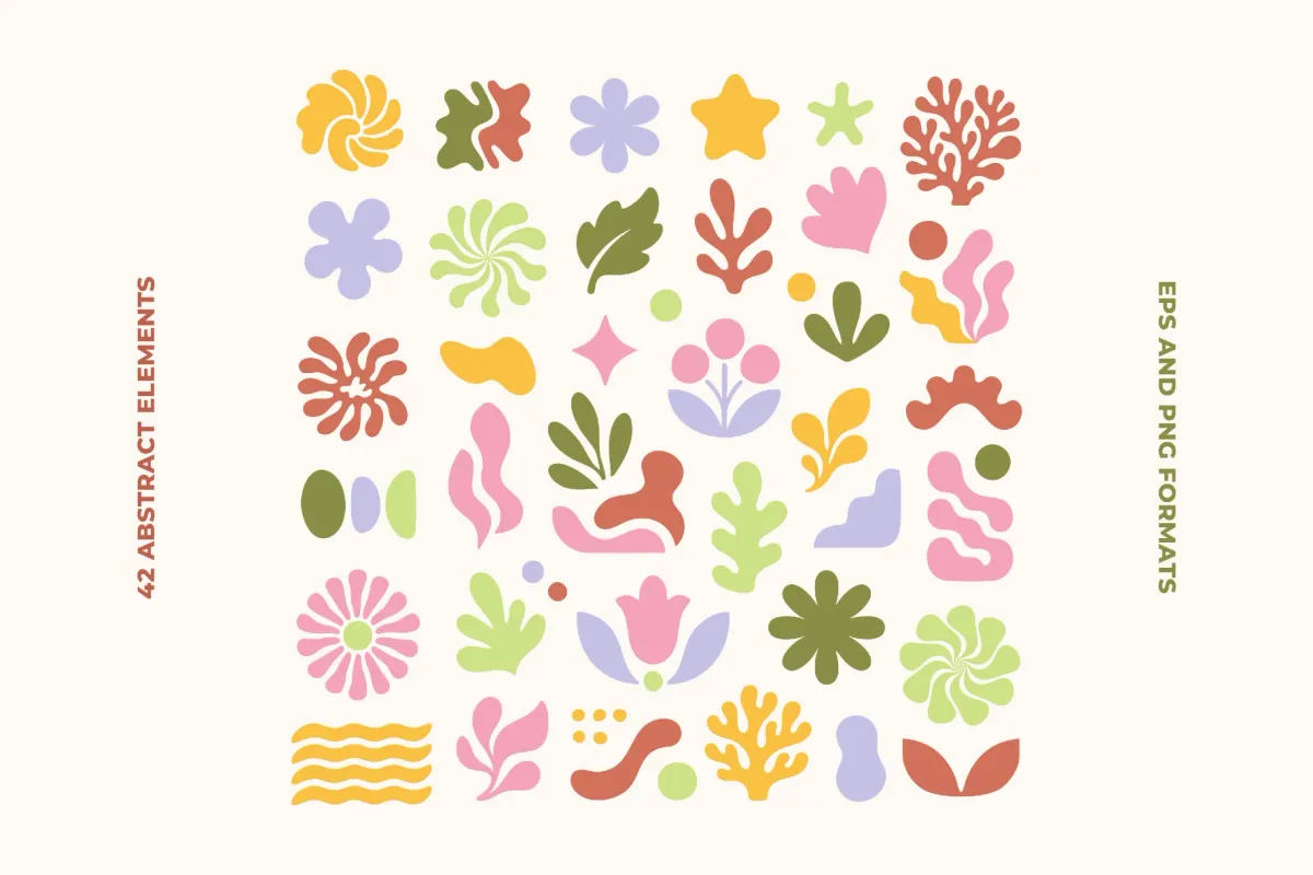 Playful Abstract Shapes Vector Pack
