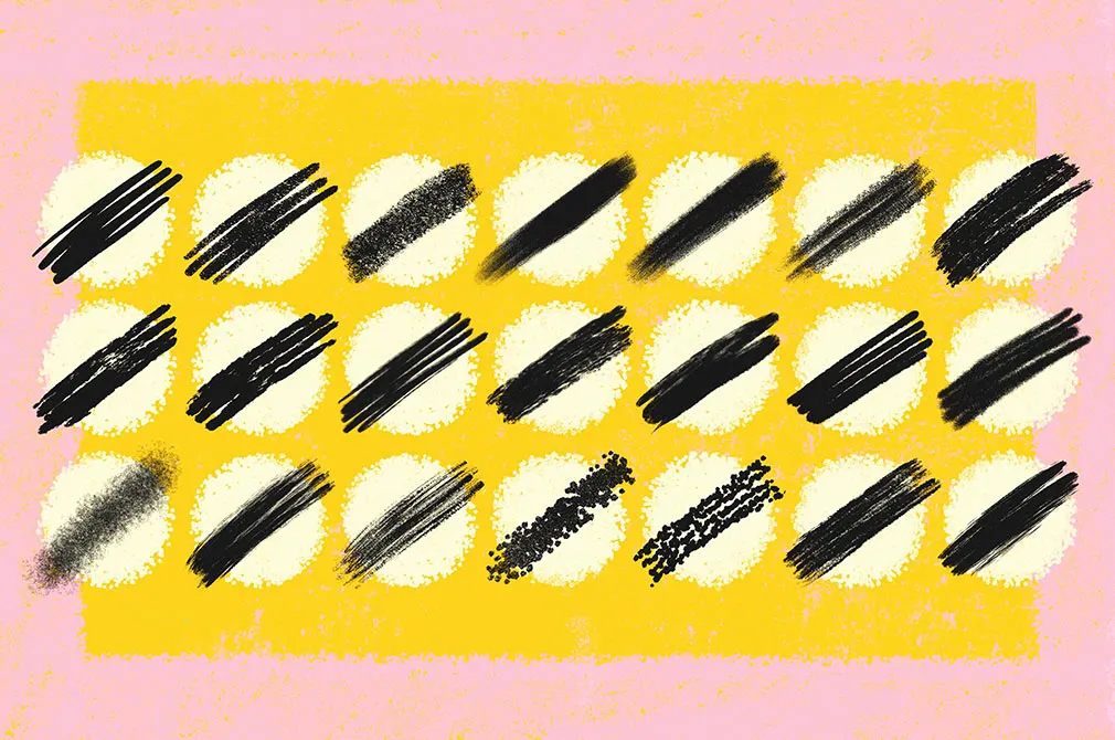 Crayon and Pencil Procreate Brushes
